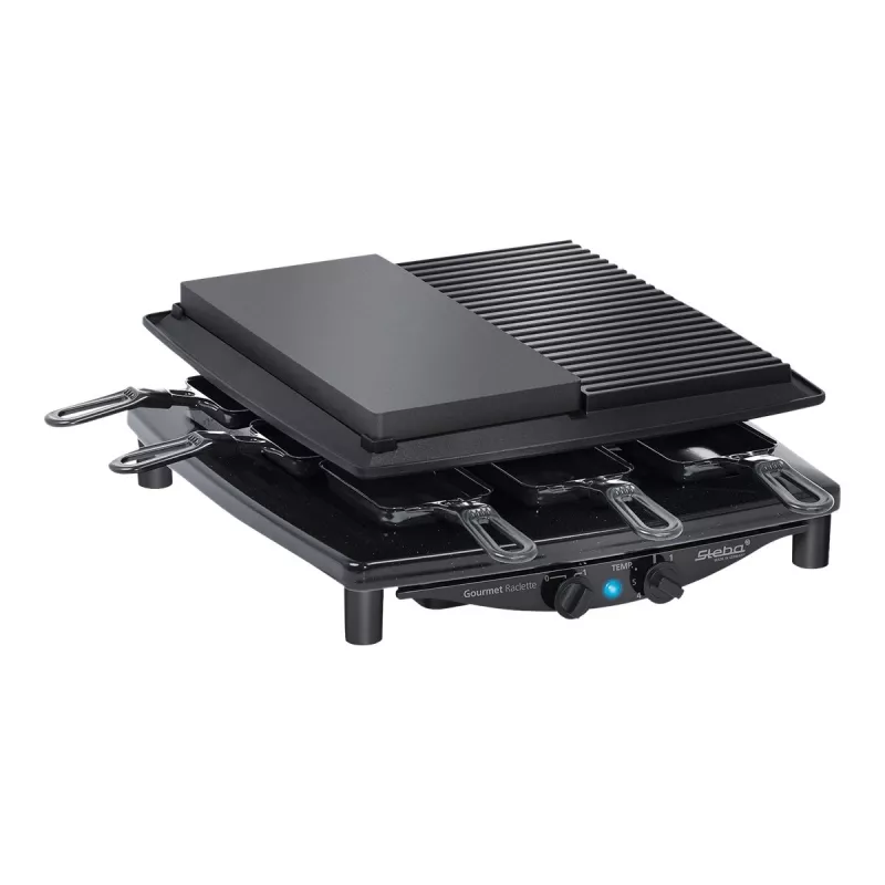 Steba RC 4 Plus Deluxe raclettegrill, zwart