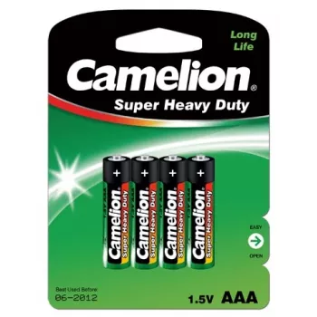 Wegwerpbatterij Camelion R03P-BP4G AAA zink-kool