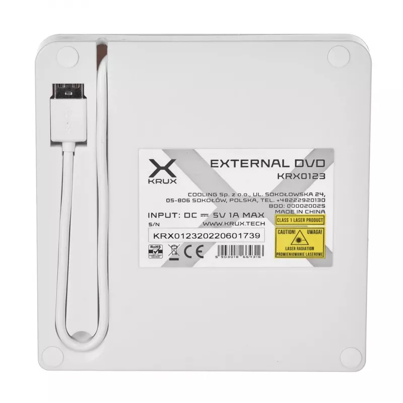 KRUX DVD Portable Drive wit