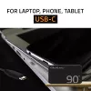 Qoltec 90W GaN Super Fast SLIM wandoplader | XP | 5-20V | 4,5A | USB-C 3.1 | laptop | MacBook | smartphone | + kabel