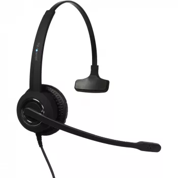 Mono USB-headset Plusonic 10.1P — eenoorige USB-headset compatibel met Teams en Skype