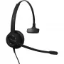 Mono USB-headset Plusonic 10.1P — eenoorige USB-headset compatibel met Teams en Skype