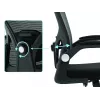 Gamingstoel Sandberg ErgoFusion Basic gevoerde zitting mesh rugleuning zwart