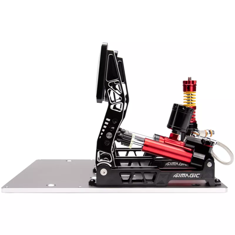 Simagic P2000 Hydraulic 3-pedaalset, 100KG Loadcell - Crimson Edition