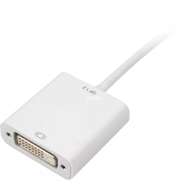 Sharkoon kabeladapter Mini DisplayPort -> DVI 15cm wit