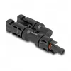 Zonne-stekkerconnector DeLOCK DL4 1 bus naar 2 stekker zwart