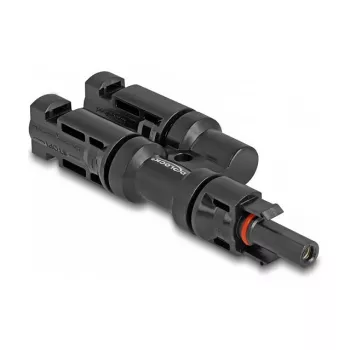 Zonne-stekkerconnector DeLOCK DL4 1 bus naar 2 stekker zwart