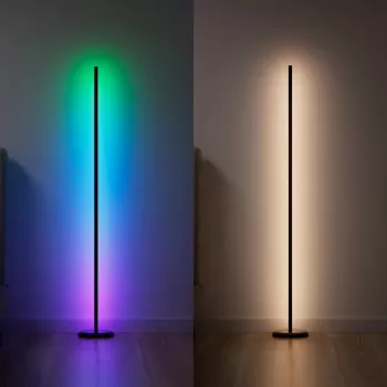 Staande lamp Nanoleaf N7204K02-1FL 22W RGBW – instelbare RGB- en tunable white verlichting