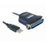 USB-naar-printer-kabel DeLOCK 82001 1,8 m zwart