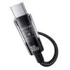 Baseus Gem USB A naar USB C snellaadkabel 2 m 100 W zwart