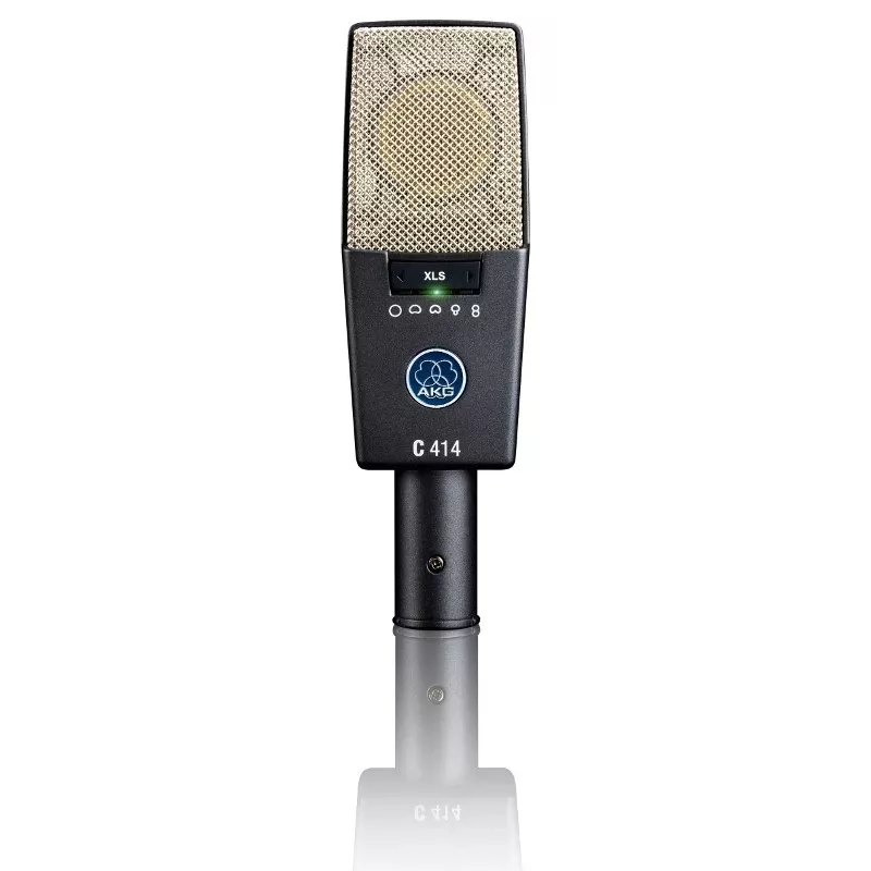 AKG C414 XLS microfoon grijs, zilver studiomicrofoon