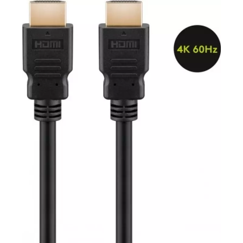 Goobay | High Speed HDMI-kabel met Ethernet | 61150 | HDMI-stekker (type A) | HDMI-stekker (type A) | HDMI naar HDMI | 1 m