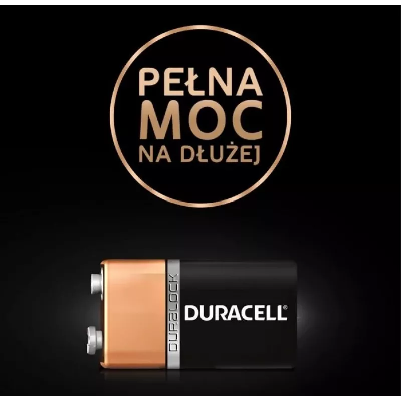 Duracell 9V-batterij single pack 9VDUR BT0009