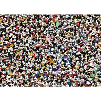 Puzzel Ravensburger 12000529 — 1000 stukjes, Mickey Mouse Cartoons, 700×500 mm, vanaf 14 jaar