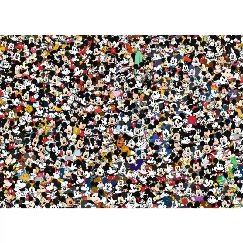 Puzzel Ravensburger 12000529 — 1000 stukjes, Mickey Mouse Cartoons, 700×500 mm, vanaf 14 jaar