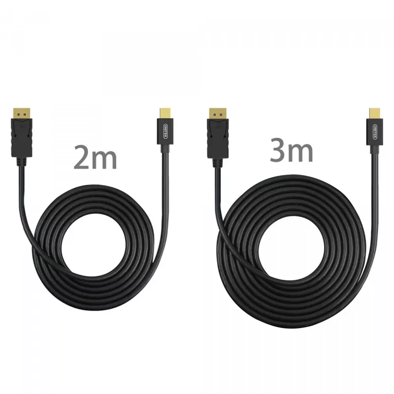 Kabel miniDisplayPort/DisplayPort M/M 2 m; Y-C611BK