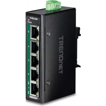 TRENDnet 5-PORT INDUSTRIAL FAST ETHERNE - switch - 5-poorts (TI-PELC50)