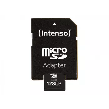 GEHEUGEN MICRO SDXC 128GB C10/W/ADAPTER 3413491 INTENSO