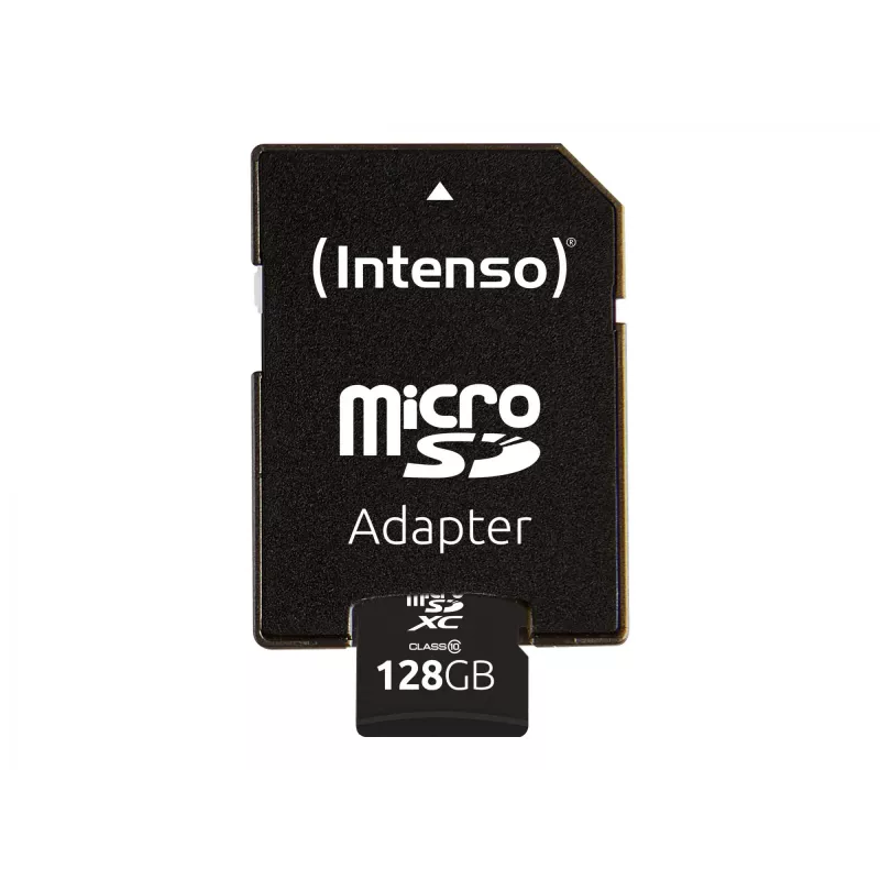 GEHEUGEN MICRO SDXC 128GB C10/W/ADAPTER 3413491 INTENSO