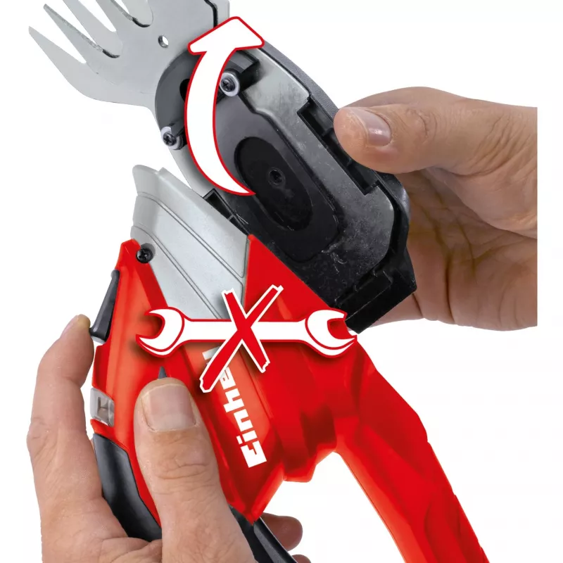 Einhell GE-CG 12 Li accu-grasschaar 12 V lithium-ion (Li-Ion) zwart, rood, zilver