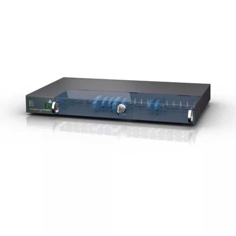 Printserver SEH dongleserver ProMAX Ethernet LAN zwart blauw