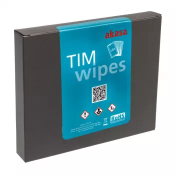 Akasa TIM Wipe reinigingsdoekjes - 10 stuks warmtegeleidingspasta (AK-TCW-02)