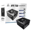 Montech APX750 voeding 750 W 20+4-pin ATX ATX zwart