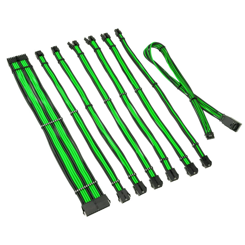 Kabelverlengset Kolink COREPRO-EK-12VT1-GRN 12V 2x6 Venom groen