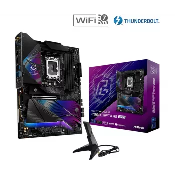 Moederbord ASRock Z890 Riptide WiFi — Intel Z890, LGA1851, ATX, DDR5, 4 DIMM, Wi-Fi 7, 2.5Gb LAN, Thunderbolt 4