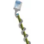 Goobay ultra-flexibele CAT 6A-patchkabel slank U/FTP grijs - extra korte stekker (74306)