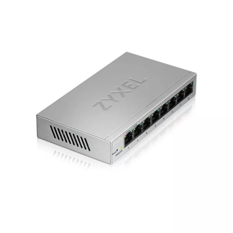 Zyxel GS1200-8 managed Gigabit Ethernet (10/100/1000) zilver
