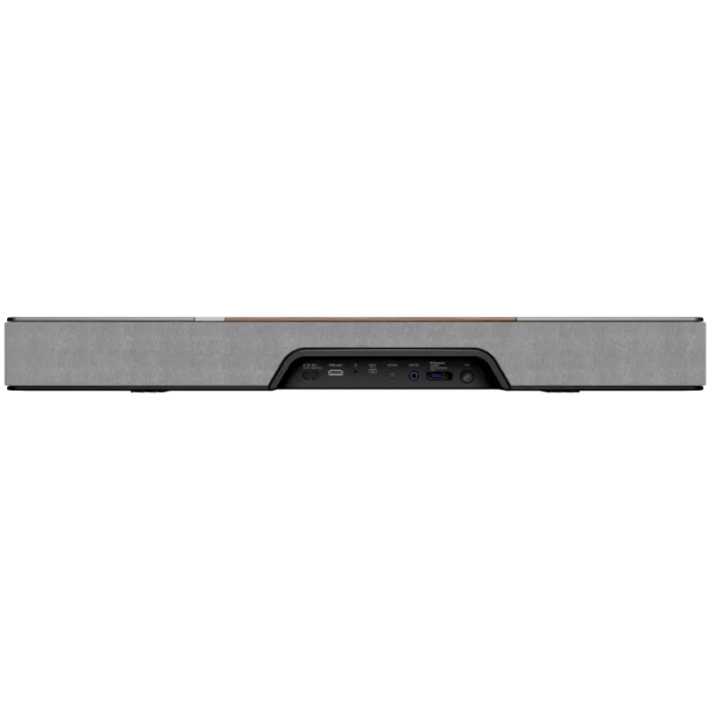 Soundbar KLIPSCH Flexus CORE 100 — 2.1 kanalen, 100 W, ingebouwde subwoofer, grijs/walnoot