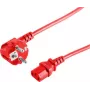 Stroomkabel CEE7/7 naar C13 ShiverPeaks BS09-05054 rood 5m