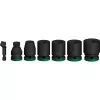 Dopsleutelset Bosch Powertools PRO 1/2 inch 7-delig zwart