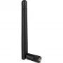 Delock 88339 Wi-Fi 802.11 b/g/n antenne, RP-SMA, 2 dBi, omnidirectioneel, kantelscharnier, zwart