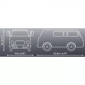 Constructiespeelgoed Cobi Barkas B1000 24600 modelbouwpakket schaal 1:35, gedetailleerde bouwstenen