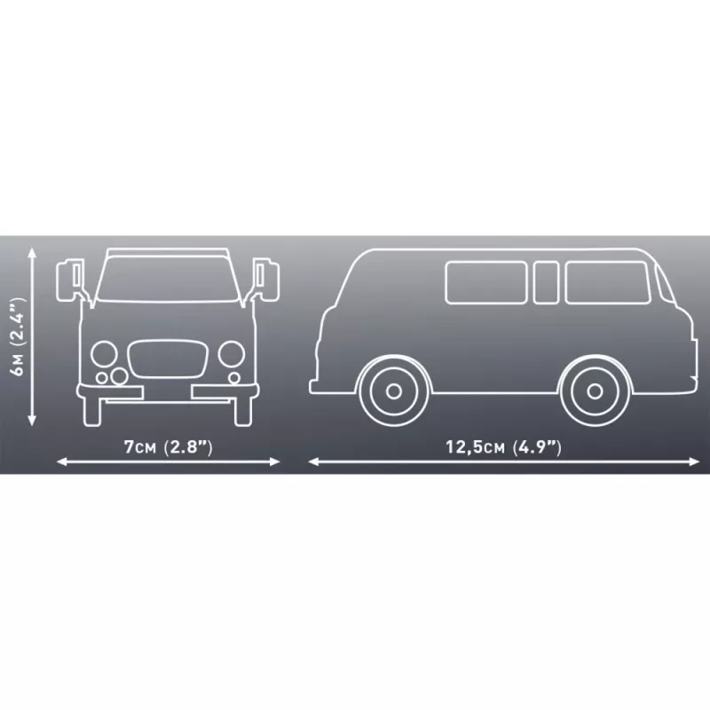 Constructiespeelgoed Cobi Barkas B1000 24600 modelbouwpakket schaal 1:35, gedetailleerde bouwstenen