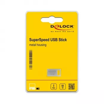 USB-flashdrive DeLOCK 64GB USB Type-A 3.2 Gen 1