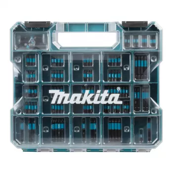 Bitset Makita E-24826 — 100-delig, gemengde schroefdraai- en boorbits, zwart