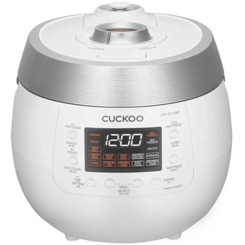Cuckoo CRP-RT1008F, wit, 1,8 l, aluminium, LED, knoppen, 1,2 m