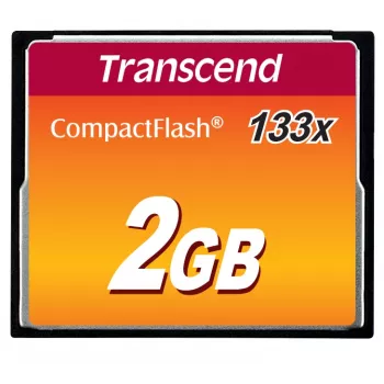 Flashgeheugen Transcend 2GB CompactFlash 133x TS2GCF133