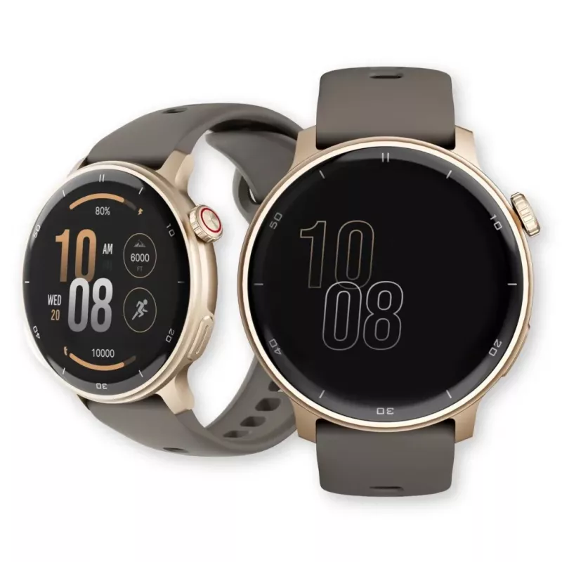 Smartwatch Stelio STSWA101GD Activ GPS 46 mm goud — 46 mm GPS-smartwatch, gouden behuizing