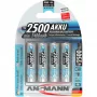 AA-batterij Ansmann 2500mAh maxE plus nikkel-metaalhydride NiMH