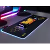 TRACER GameZone Hexy1 RGB muismat en toetsenbordmat, 80 x 30 x 0,4 cm, zwart