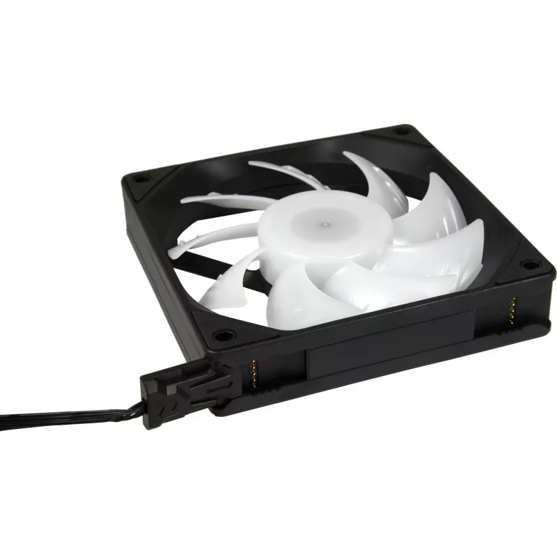 Computerbehuizing-ventilator INTER-TECH ES-011, 120 mm, zwart, 1 stuks