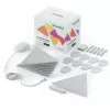 Driehoekige LED-paneellampen Nanoleaf NL47-0002TW-9PK — set met 9 RGB-wandpanelen, netvoeding, wit