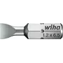 Schroevendraaierbit wiha 7010Z/6.5-25 25 mm, enkelvoudige sleufbit voor hand- en elektrische schroevendraaiers