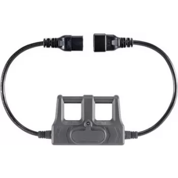 VOLTCRAFT CAA-1L 16 meetadapter IEC apparaatstekker C20 - IEC apparaatbus C19 donkergrijs (CAA-1L 16)
