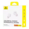 Headset Baseus Bowie E18 True Wireless Stereo (TWS) in-ear Bluetooth USB Type-C paars — bellen & muziek