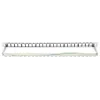 Intellinet 721011 lege keystone-patchpaneel, 24-poorts, 0,5U, afgeschermd, 19 inch